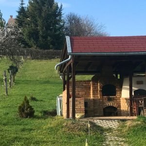 Sunnyside Apartmanház Zalakaros udvar és grillező